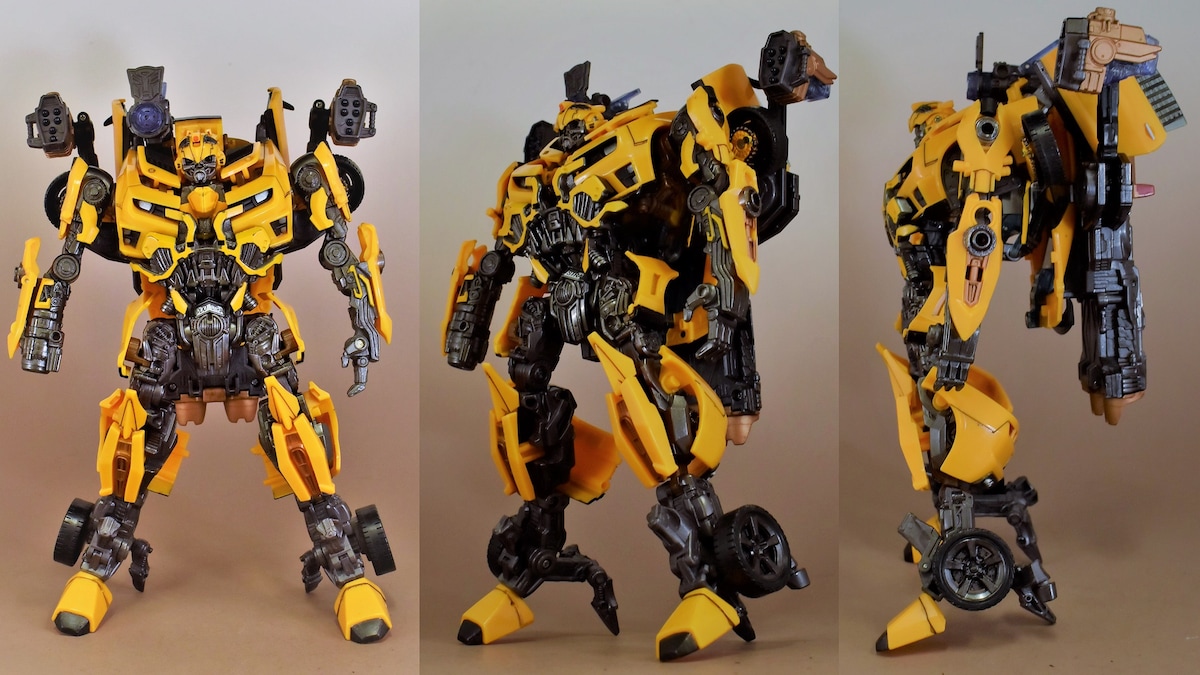 加工品トランスフォーマーDA-01 パワーアームドバンブルビー 箱