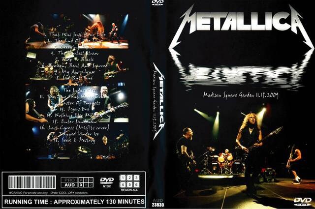 ᑗMETALLICA MADISON SQUARE GARDEN 2009 ^J   CD/DVD/rfI 