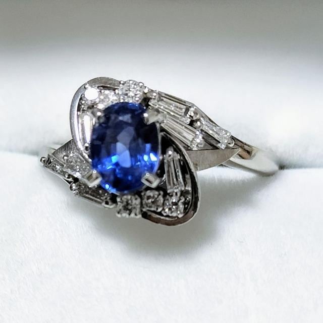 _Ch~Tt@CA O Pt900 0.99ct 0.34ct 6.9g  ANZT[/v 
