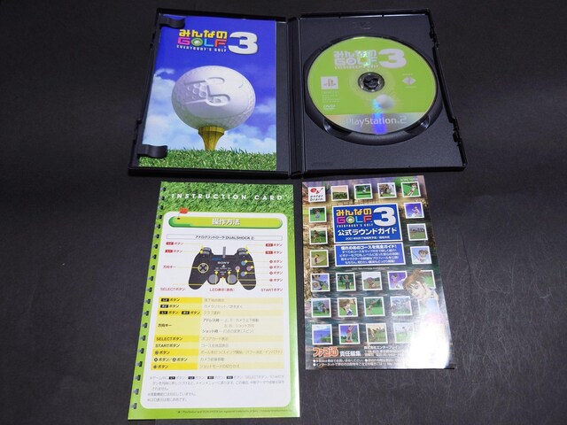 PS2 ݂ȂGOLF3 / ݂Ȃ̃St3 ݂GOL3 ݂S3 CXgNVJ[hE`Vt  Q[{/\tg 