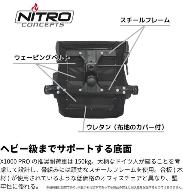 ViAJNitro Concepts X1000 PRO Q[~O`FA ubN NC-X1000PRO-B  CeA/Ct 